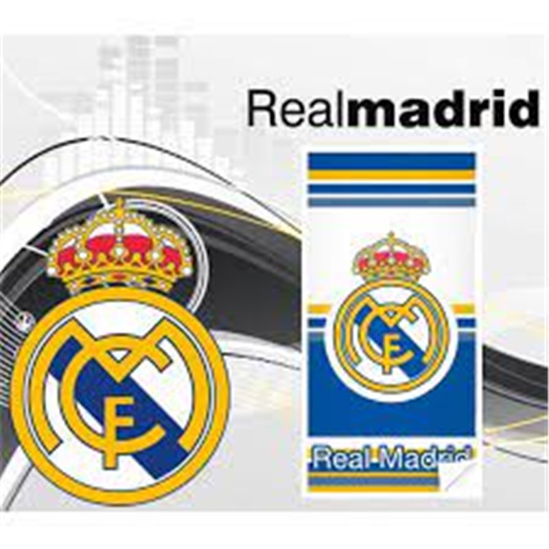 TOALLA PLAYA MICRO REAL MADRID