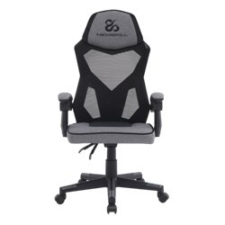 Newskill Gaming Eros Silla para videojuegos de PC Asiento acolchado Negro, Gris