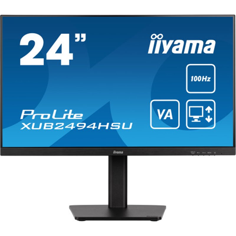 iiyama ProLite pantalla para PC 60,5 cm (23.8") 1920 x 1080 Pixeles Full HD LED Negro