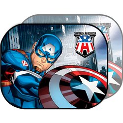 Set 2 parasol ventana Capitan America Marvel