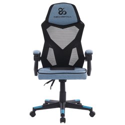 Newskill Gaming Eros Silla para videojuegos de PC Asiento acolchado Negro, Azul, Gris