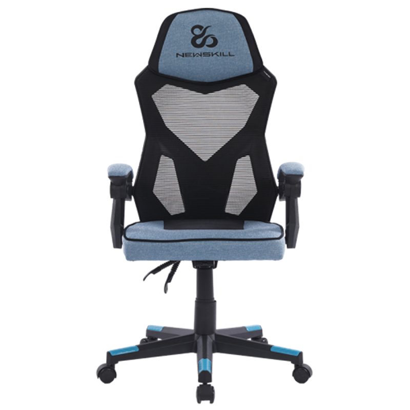 Newskill Gaming Eros Silla para videojuegos de PC Asiento acolchado Negro, Azul, Gris