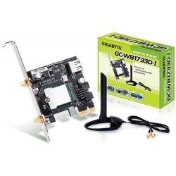 TARJETA DE RED WIRELESS GIGABYTE GC-WB1733D-I,AC 9260,PCI-E,WLAN/BT5.0,802.11AC,1733 MB/S