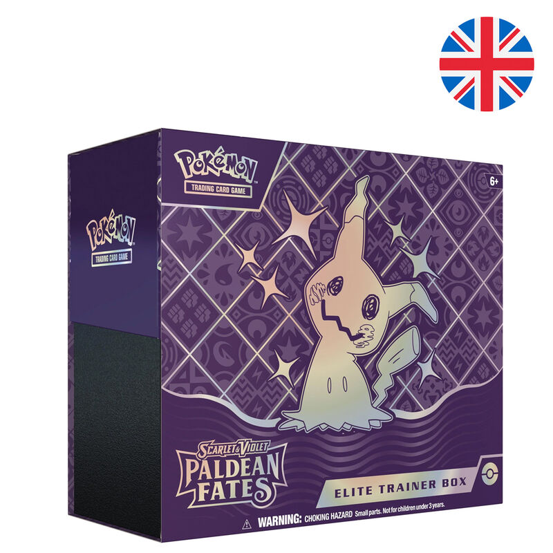 Estuche Juego cartas coleccionables Paldea Fates Scarlet & Violet Pokemon ingles