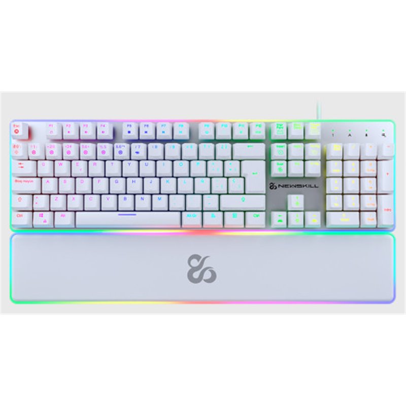 NEWSKILL TECLADO GAMING GUNGNYR IVORY NS-KB-GUNGNYR-GAT-RED-IV