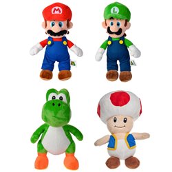 Peluche Super Mario Bros 20cm surtido