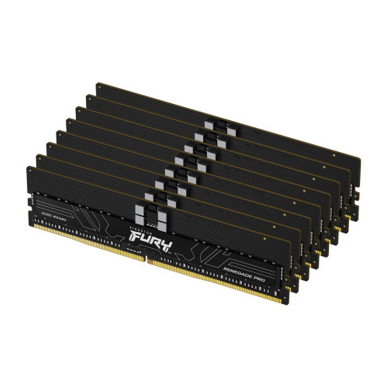 Kingston Technology FURY Renegade Pro módulo de memoria 128 GB 8 x 16 GB DDR5 4800 MHz ECC