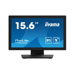 iiyama ProLite T1634MC-B1S pantalla para PC 39,6 cm (15.6") 1920 x 1080 Pixeles Full HD LED Pantalla táctil Negro