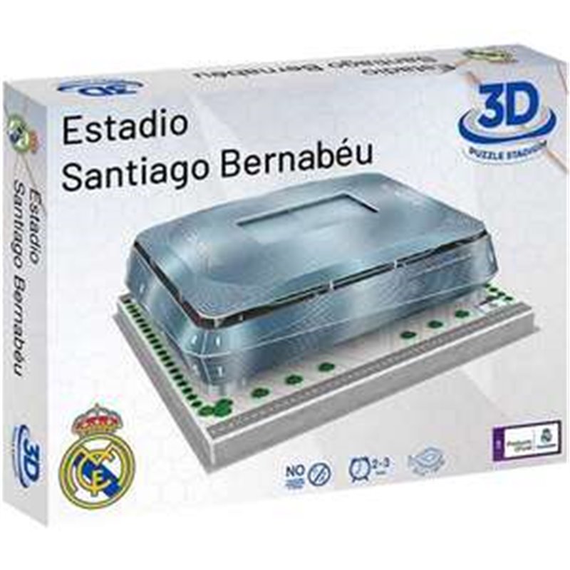 PUZZLE 3D ESTADIO SANTIAGO BERNABÉU REAL MADRID C.F CON LUZ