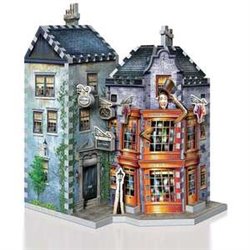 PUZZLE 3D 285 PIEZAS HARRY POTTER TIENDA DE SORTILEGIOS WEASLEY Y DIARI