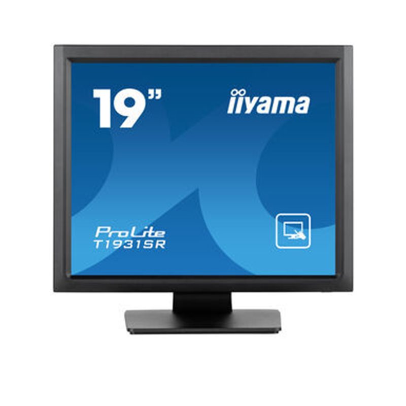 iiyama ProLite T1931SR-B1S pantalla para PC 48,3 cm (19") 1280 x 1024 Pixeles SXGA LCD Pantalla táctil Negro