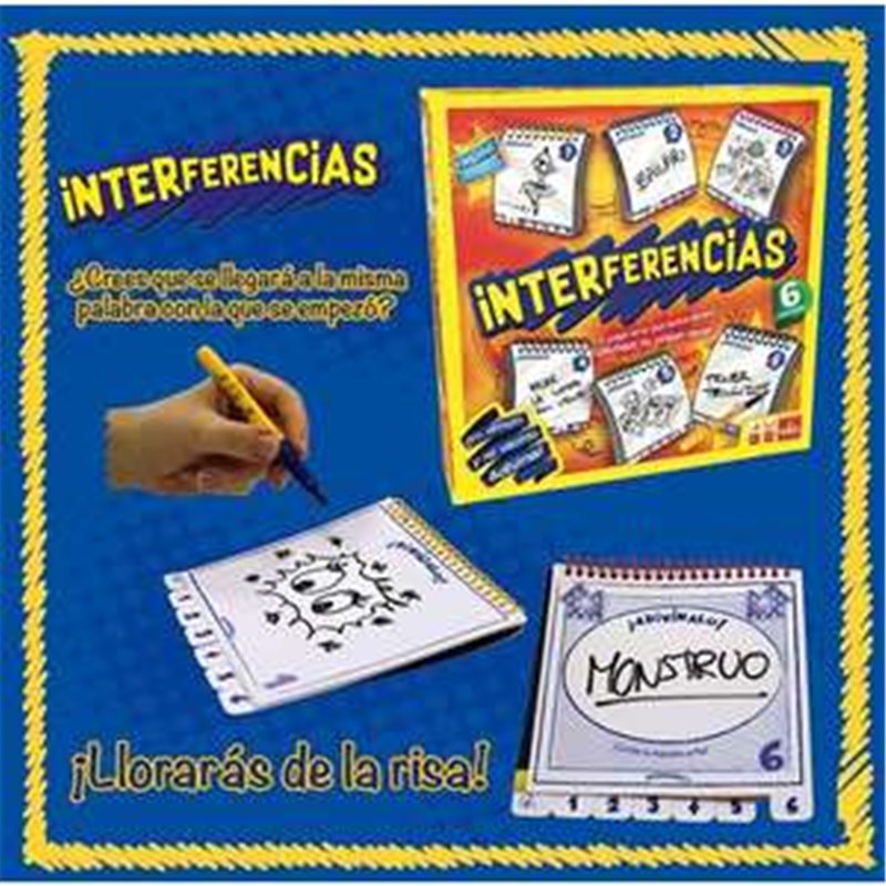 JUEGO INTERFERENCIAS 6 JUGADORES . LLORARAS DE RISA!