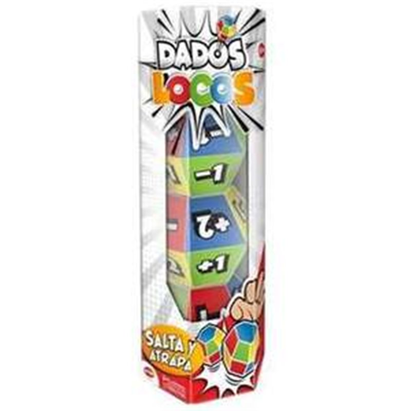 JUEGO DADOS LOCOS EN TUBO. 4 FORMAS DE JUEGO.HAZ VOLAR TUS DADOS Y SÉ RÁPIDO PARA GANAR.