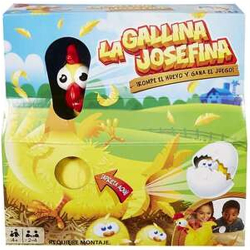 JUEGO LA GALLINA JOSEFINA PULSA EL PECHO Y CACAREA