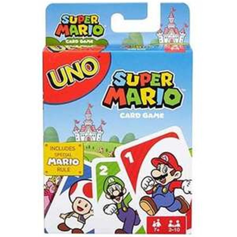 JUEGO UNO SUPER MARIO BROS. DE 2 A 10 JUGADORES.