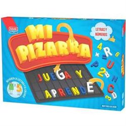 JUEGO MI PIZARRA ENSEÑA LETRAS Y NÚMEROS