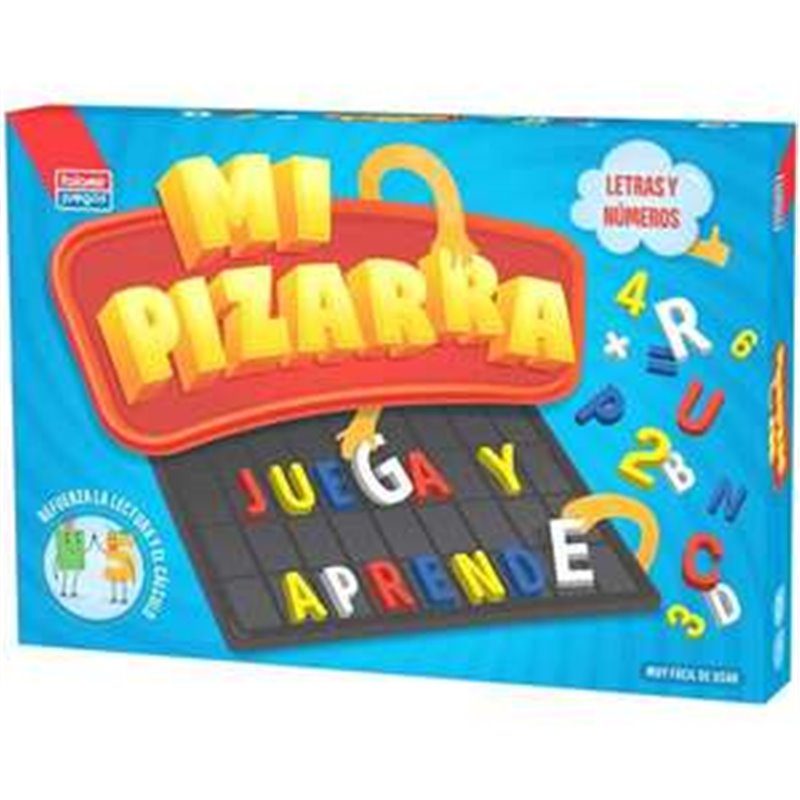 JUEGO MI PIZARRA ENSEÑA LETRAS Y NÚMEROS