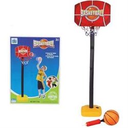 CANASTA BALONCESTO CON PELOTA E HINCHADOR 115X37CM