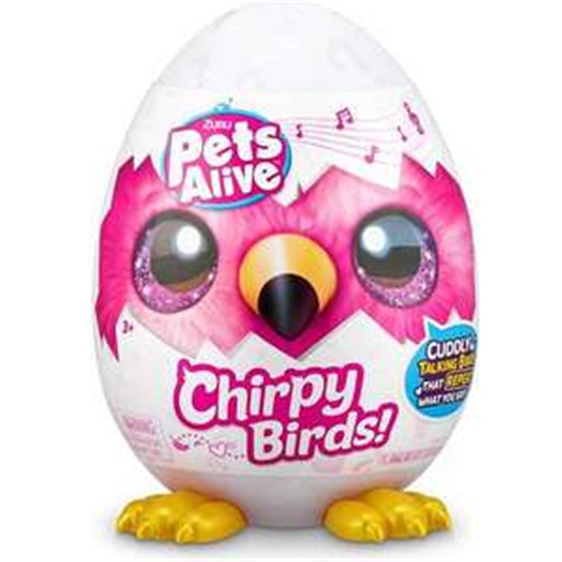 HUEVO SORPRESA PETS ALIVE CHIRPY BIRDS, 23 CM - MODELOS SURTIDOS