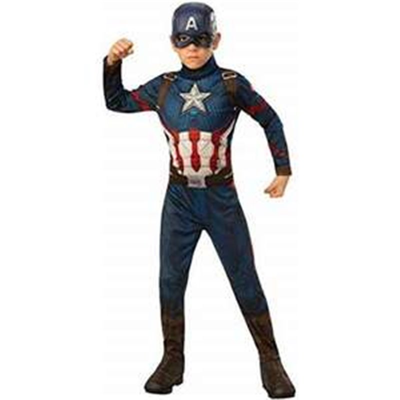 DISFRAZ INFANTIL CAPITAN AMERICA AVENGERS ENDGAME CLASSIC TALLA S (3/4 AÑOS)