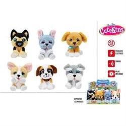 PELUCHE CUTEKINS PERRITOS CON SONIDOS - MODELOS SURTIDOS