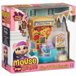 PIZZERIA DE REGIE MOUSE IN THE HOUSE CON FIGURA Y ACCESORIOS. 17,5X16X7,5 CM