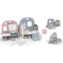 GUARDERÍA BABY CARE PARA TUS MUÑECOS BEBÉ CON 5 AREAS DE JUEGO Y 27 ACCESORIOS. 51X107,9X77,9 CM