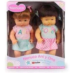 MUÑECO NENUCO ANI Y ONA NUEVO LOOK ¡LAS HERMANAS MÁS DIVERTIDAS DE YOUTUBE!35 CM