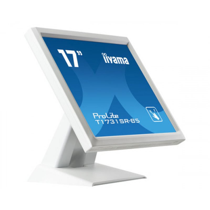 iiyama ProLite T1731SR-W5 monitor pantalla táctil 43,2 cm (17") 1280 x 1024 Pixeles Blanco Single-touch