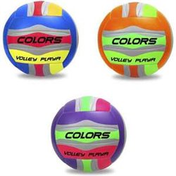 BALÓN VOLLEY PLAYA COLORS, 230MM, TACTO SUAVE - MODELOS SURTIDOS