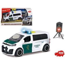 COCHE FRICCION FURGÓN GUARDIA CIVIL CITROEN 15 CM, LUCES Y SONIDOS CON RADAR