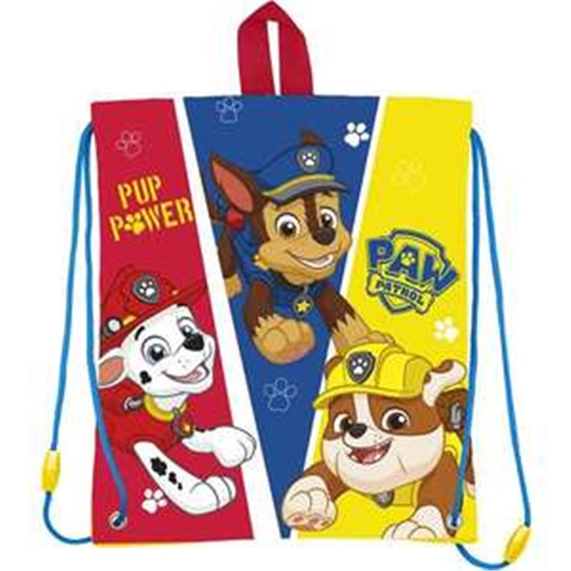 SACO PLANO MERIENDA PAW PATROL PUP POWER