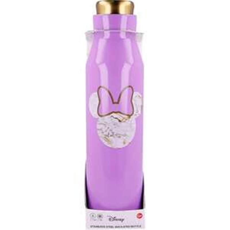 BOTELLA TERMO DE ACERO INOXIDABLE. MINNIE 500 ML