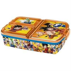 SANDWICHERA DRAGON BALL CON MULTIPLES COMPARTIMENTOS 22X15X8.50 CM