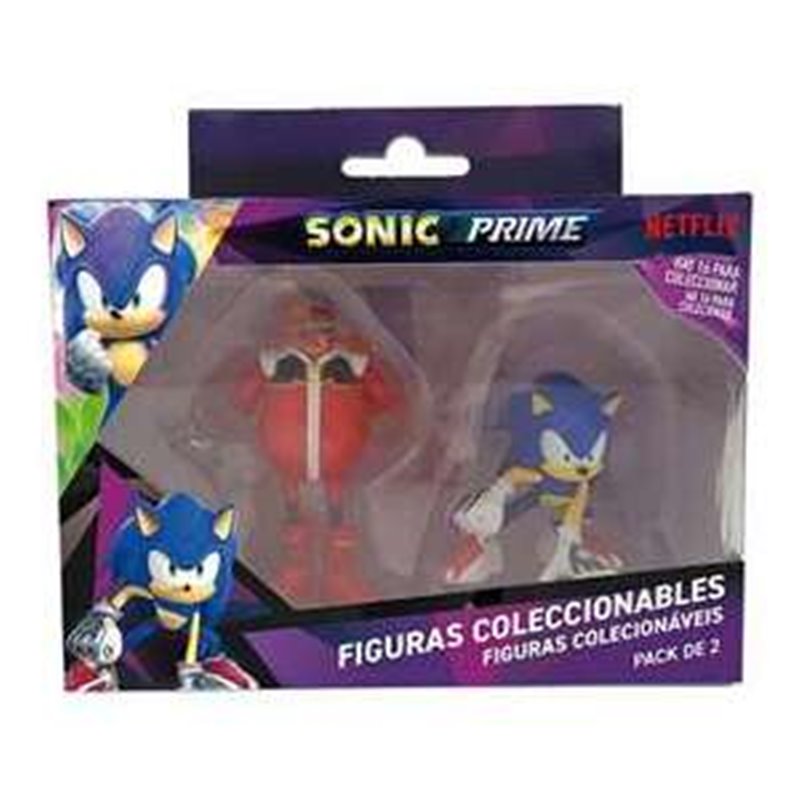 FIGURAS SONIC. LOS PERSONAJES PRINCIPALES DE LA SERIE.2 FIGURAS DE 6,5 CM. - MODELOS SURTIDOS