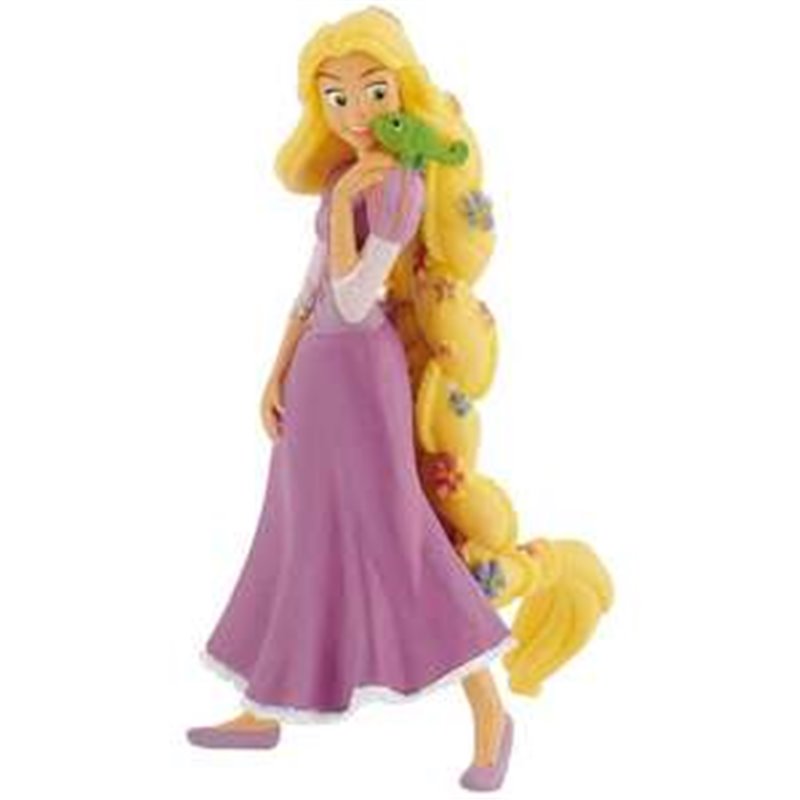 FIGURA RAPUNZEL CON FLOR 10 CM