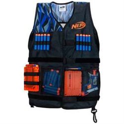 CHALECO TACTICAL NERF CON BOLSILLOS Y COMPARTIMENTOS 30X5X51 CM (NO INCLUYE ACCESORIOS)