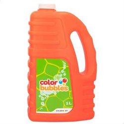 BOTELLA RECAMBIO LIQUIDO DE POMPAS COLOR BUBBLES 2L