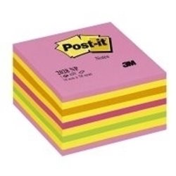 CUBO 450 HOJAS NOTAS ADHESIVAS 76X76MM COLORES SURTIDOS AZULES-VERDES 2028-NB POST-IT 7100172387