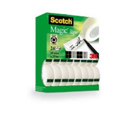 PACK 12+2 ROLLOS CINTAS ADHESIVAS INVISIBLES MAGIC19MM × 33M 810PCK14 SCOTH 7100026965