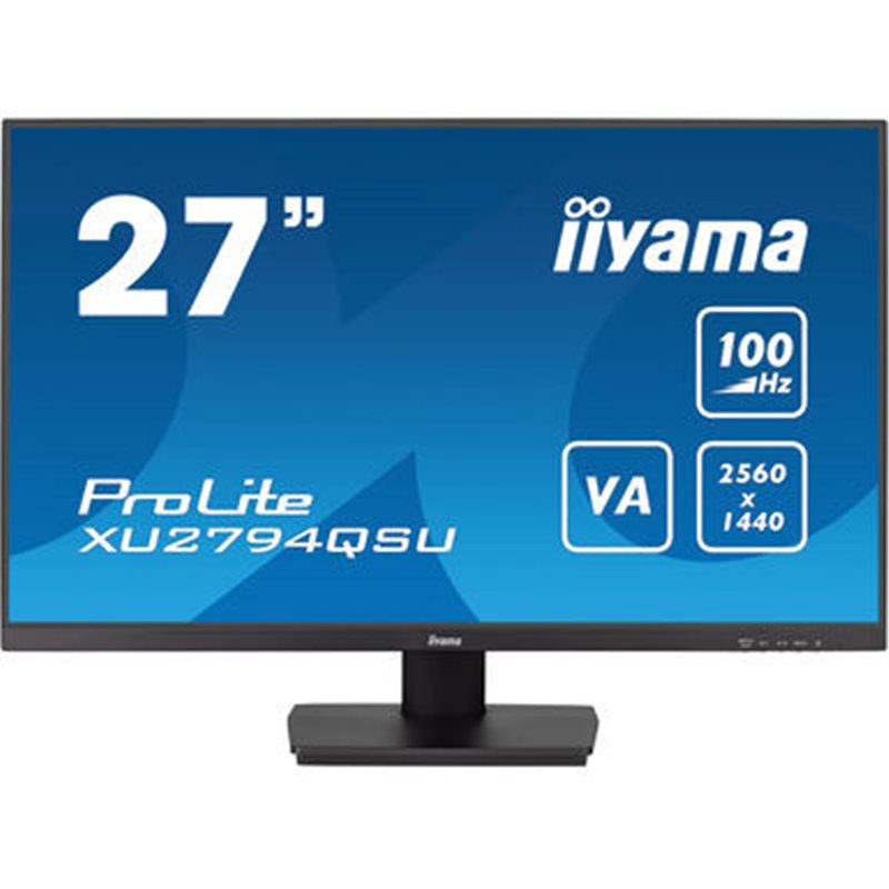 iiyama ProLite XU2794QSU-B6 pantalla para PC 68,6 cm (27") 2560 x 1440 Pixeles Wide Quad HD LCD Negro