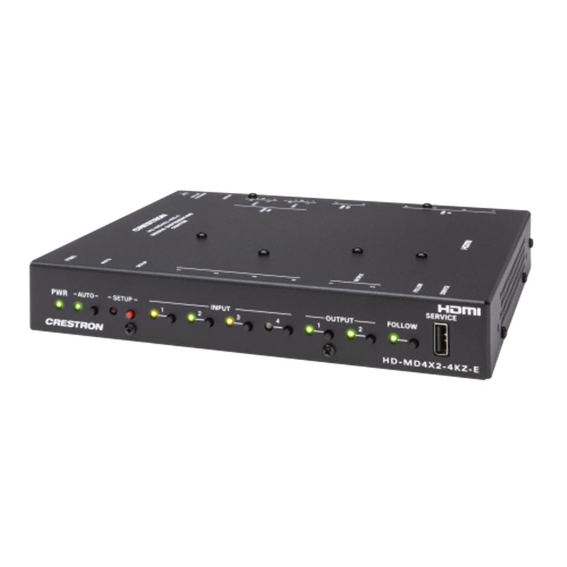 CRESTRON 4X2 4K60 4:4:4 HDR AV SWITCHER (HD-MD4X2-4KZ-E) 6511307