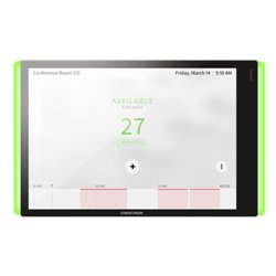 CRESTRON 7 IN. ROOM SCHEDULING TOUCH SCREEN, BLACK SMOOTH, INCLUDES ONE TSW-770-LB-B-S LIGHT BAR (TSS-770-B-S-LB KIT) 6511517