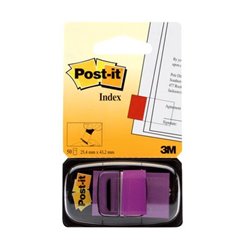 BLISTER DISPENSADOR 50 MARCADORES INDEX VIOLETA 25,4X43,2MM 680-8 POST-IT 7000144933