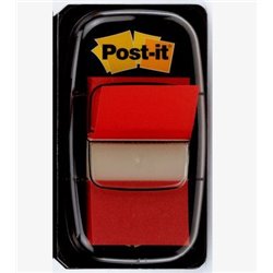 BLISTER DISPENSADOR 50 MARCADORES INDEX ROJO 25,4X43,2MM 680-1 POST-IT 7100089833