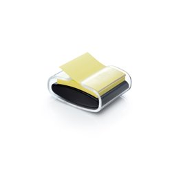 PACK DISPENSADOR NEGRO PRO + 1 BLOC 90 HOJAS Z-NOTES 76X76MM SUPER STICKY AMARILLO PRO-B-1SSCY-R330 POST-IT 7100039516