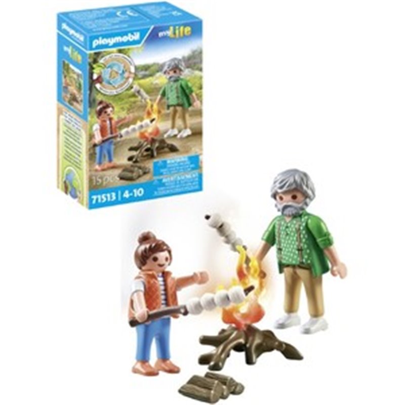 HOGUERA CON MALVAVISCOS PLAYMOBIL