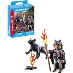 GUERRERO CON LOBO PLAYMOBIL