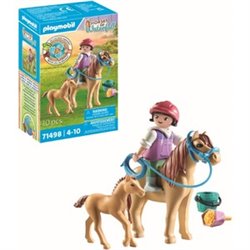 NIÑA CON PONI Y POTRO PLAYMOBIL