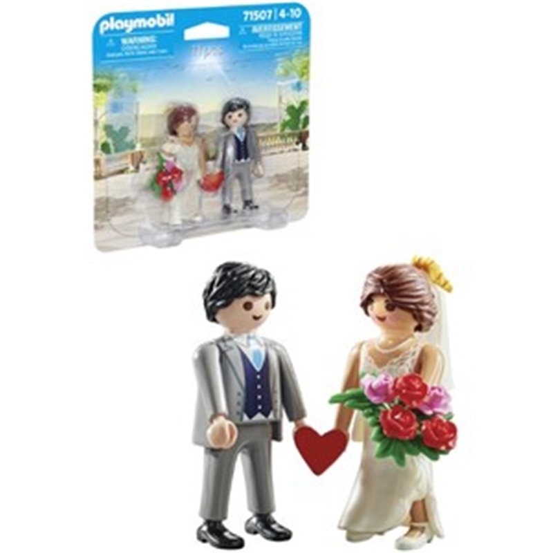 PAREJA DE NOVIOS PLAYMOBIL